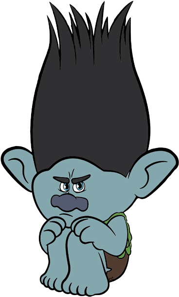 Banner Library Stock Clip Image Cartoon - Free Branch Troll Clipart (372x617), Png Download