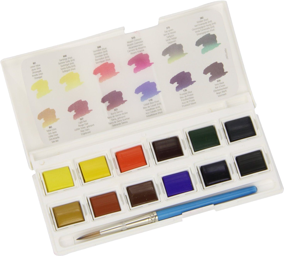 Daler-rowney Aquafine Watercolor Pocket Set - Daler Rowney Aquafine Watercolour Pocket Set (1000x903), Png Download
