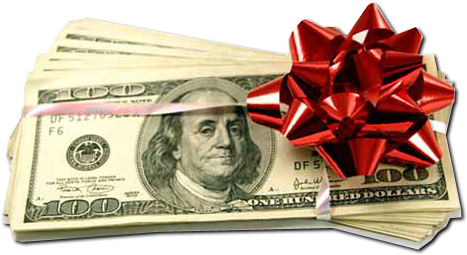 Holiday Cash - Holiday Money (481x274), Png Download