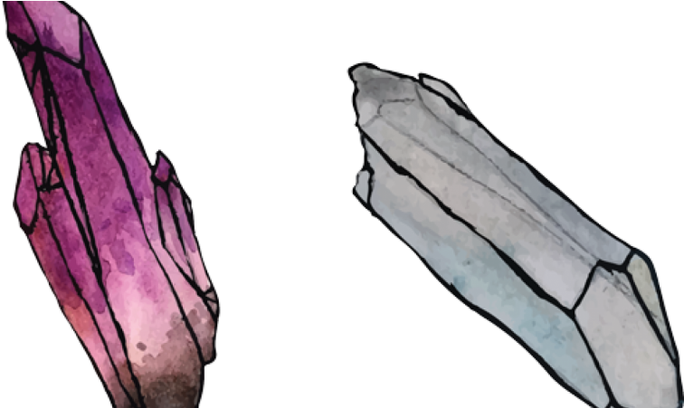 Vector Crystal Watercolor Png Free - Watercolor Painting (796x450), Png Download