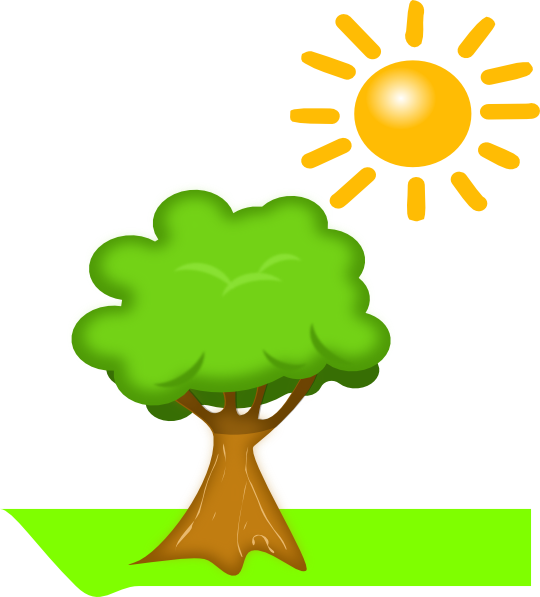 Under Sunlight Clip Art At Clker Com (540x597), Png Download