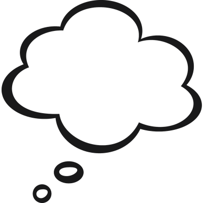 Thought Bubble Clipart (400x400), Png Download