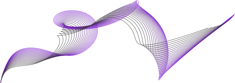 Clipart Info - Purple (1000x403), Png Download