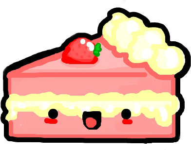 Kawaii Png - Pasteles Animados Y Tiernos (414x308), Png Download