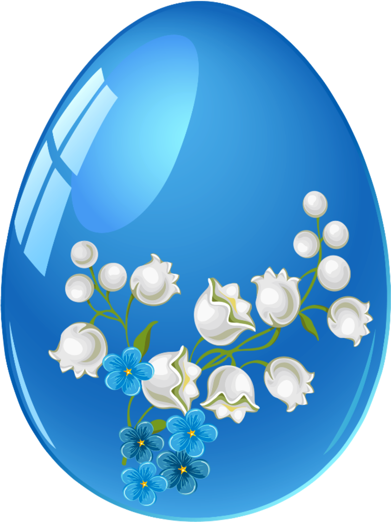Lily Clipart Easter Egg - Easter (800x1209), Png Download