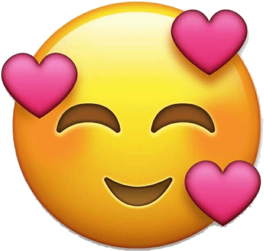 Emoji Whatsapp Emoticon Transparente Transparent Png - Love Emoji Pink (725x686), Png Download