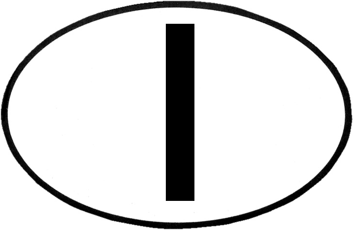 I International Vehicle Registration Oval - Thumbnail (800x553), Png Download