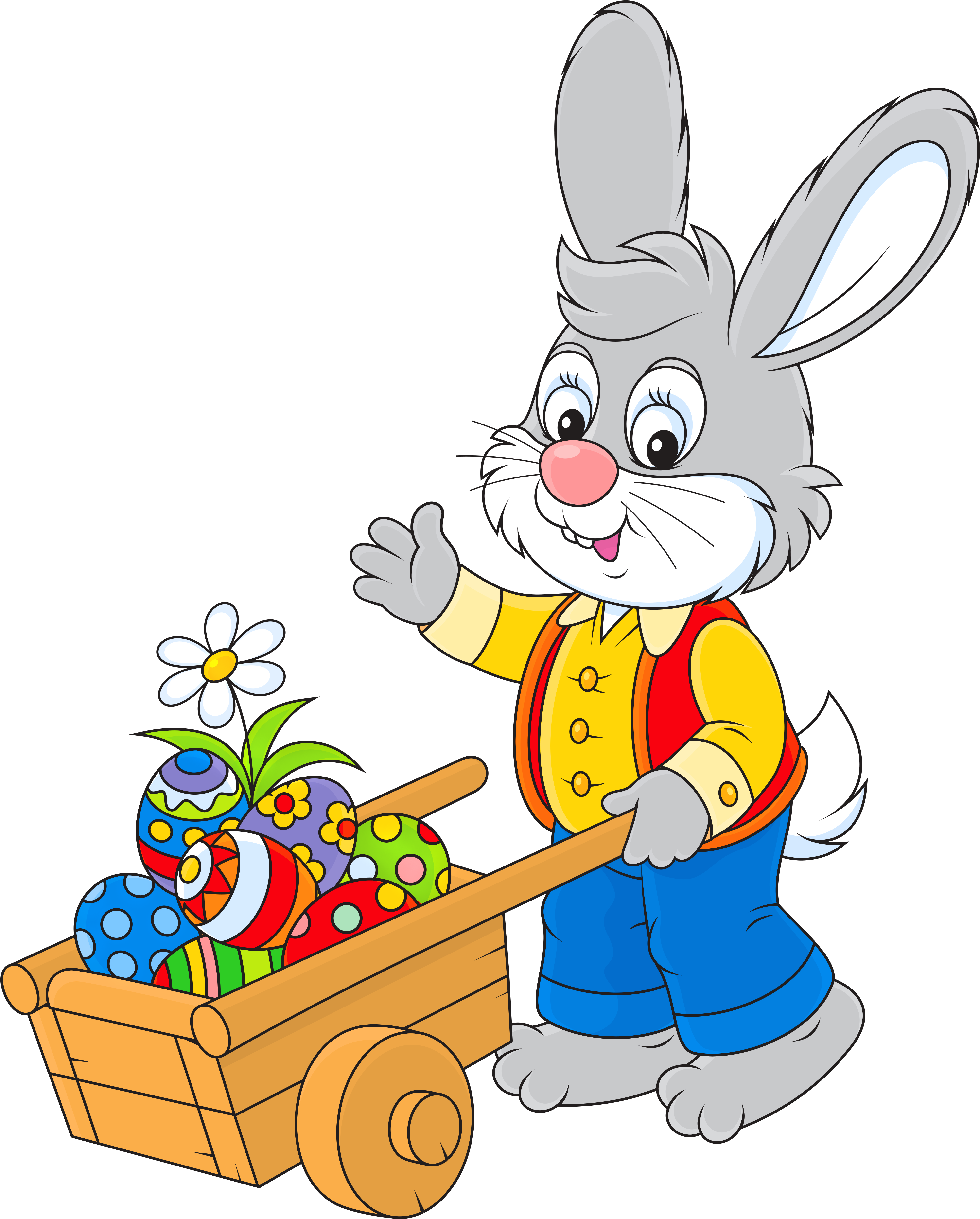 Images Of Easter Bunny Png - Clipart Easter Bunny Png (490x600), Png Download