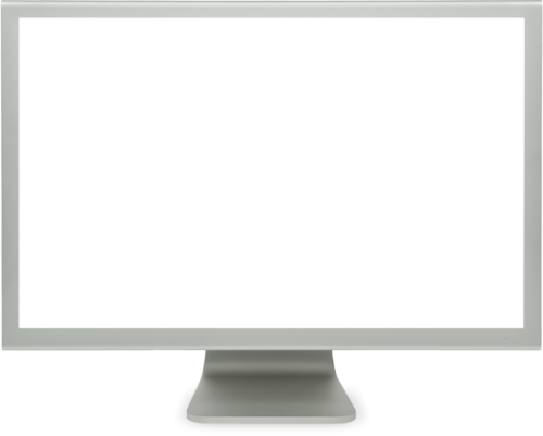 Computer Screen - Monitor Frame Png (500x401), Png Download