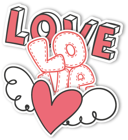 Love Png Transparent Image - Stickers Amor Png (500x500), Png Download