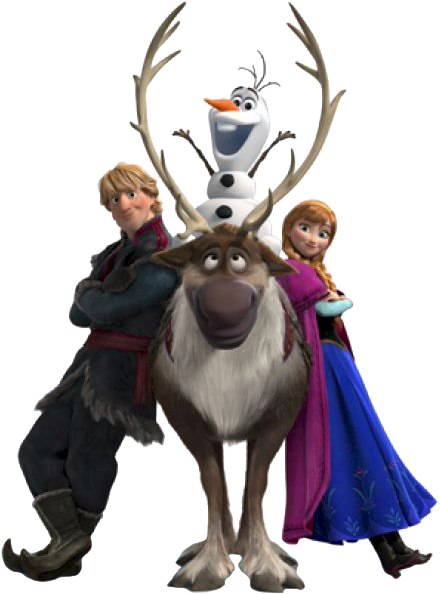 Disney Frozen Cliparts - Disney Frozen Sven And Olaf Cardboard Standup (452x608), Png Download
