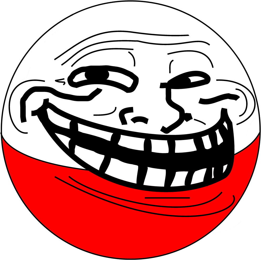 Facial Expression Smile Black And White Head Emotion - Self Destruct Pokemon Meme (1024x1024), Png Download