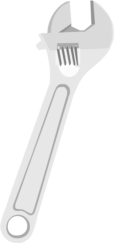 Adjustable Wrench Free Vector (375x800), Png Download