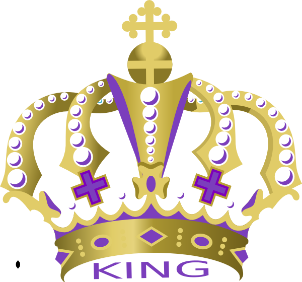 King Crown Purple (600x560), Png Download