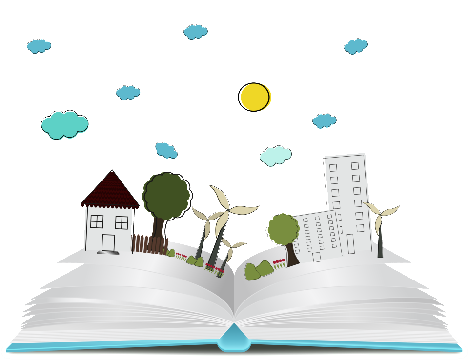 This Product Design Is Creativity Opens Up City Vector - Pop Up Book Vector (1024x766), Png Download