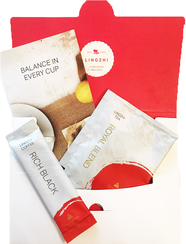 Hurry And Get A Free Lingzhi Coffee & Tea Samples All - Dxn Lingzhi Black Coffee With Ganoderma (605x807), Png Download