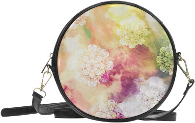 Watercolor Lotus Mandala Pattern - Miraculous Ladybug Marinette Purse (500x500), Png Download