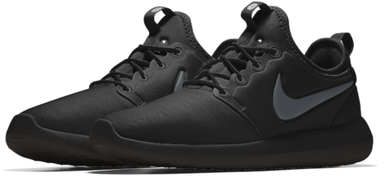 Shoes And Sneakers On Sale Canitbemine Com - Nike Huarache 2 Black (640x640), Png Download
