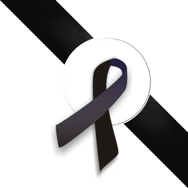 Black Ribbon Top Right - Chide Soap (600x600), Png Download