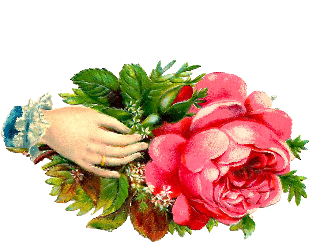 Praying Hands Clip Art Praying Hands Clip Art 6 Png - Flowers With Hand Png (1455x919), Png Download