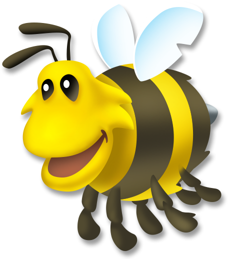 Honey Bee (517x517), Png Download