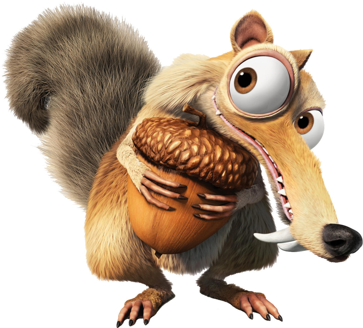 Scrat1 - Idade Do Gelo Esquilo (1240x1119), Png Download