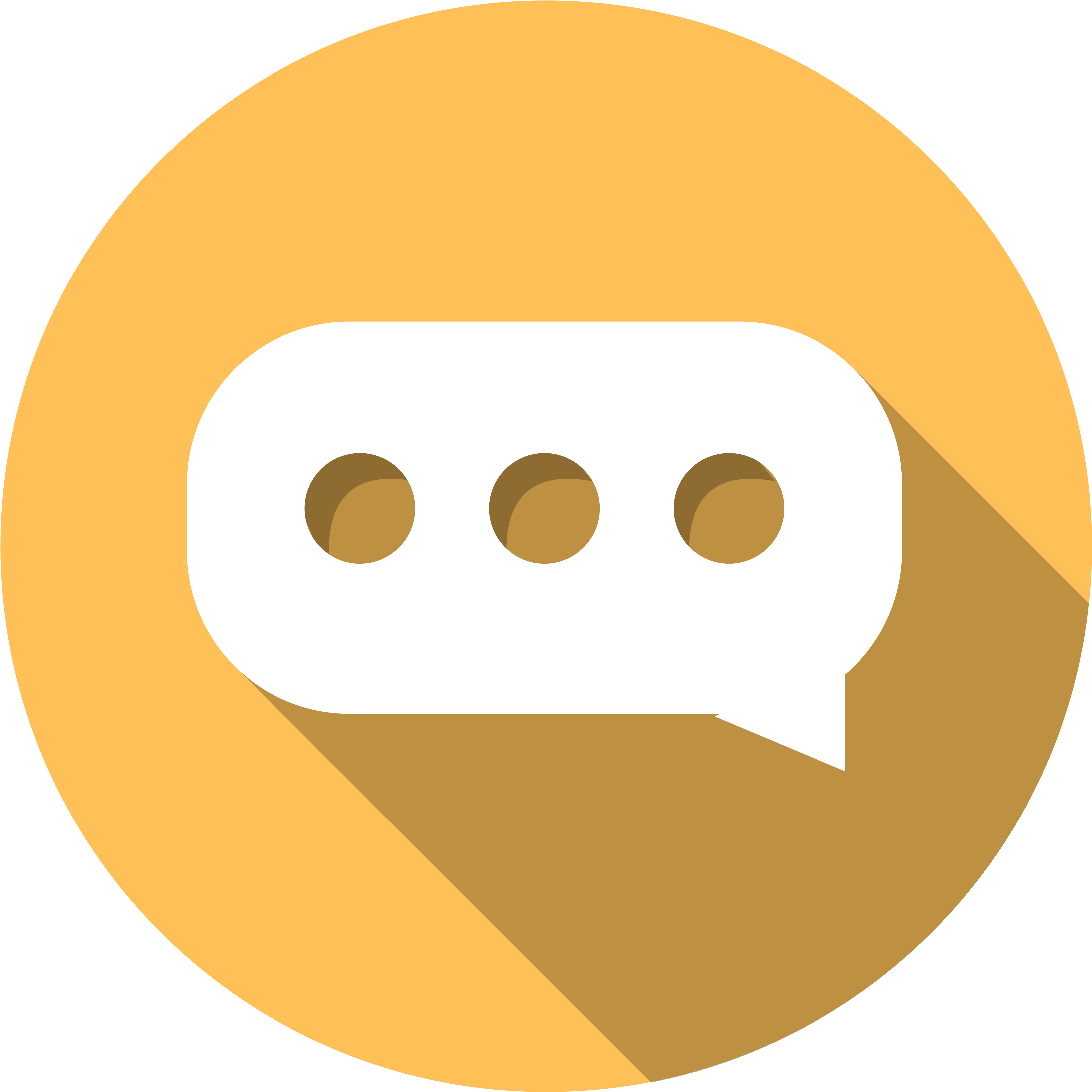 Icon Of A Speech Bubble - Speech Balloon (3333x3333), Png Download