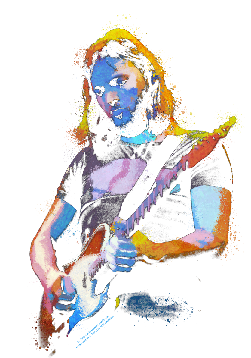David Gilmour Guitar Gilmour Men's Ringer T-shirt - Ringer T-shirt (850x1251), Png Download