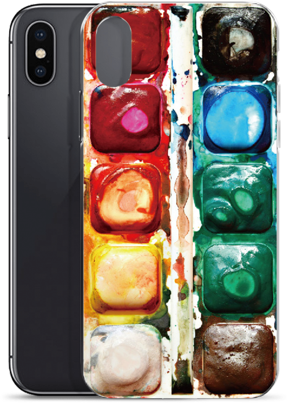 Watercolor Paint Palette Case (1000x1000), Png Download