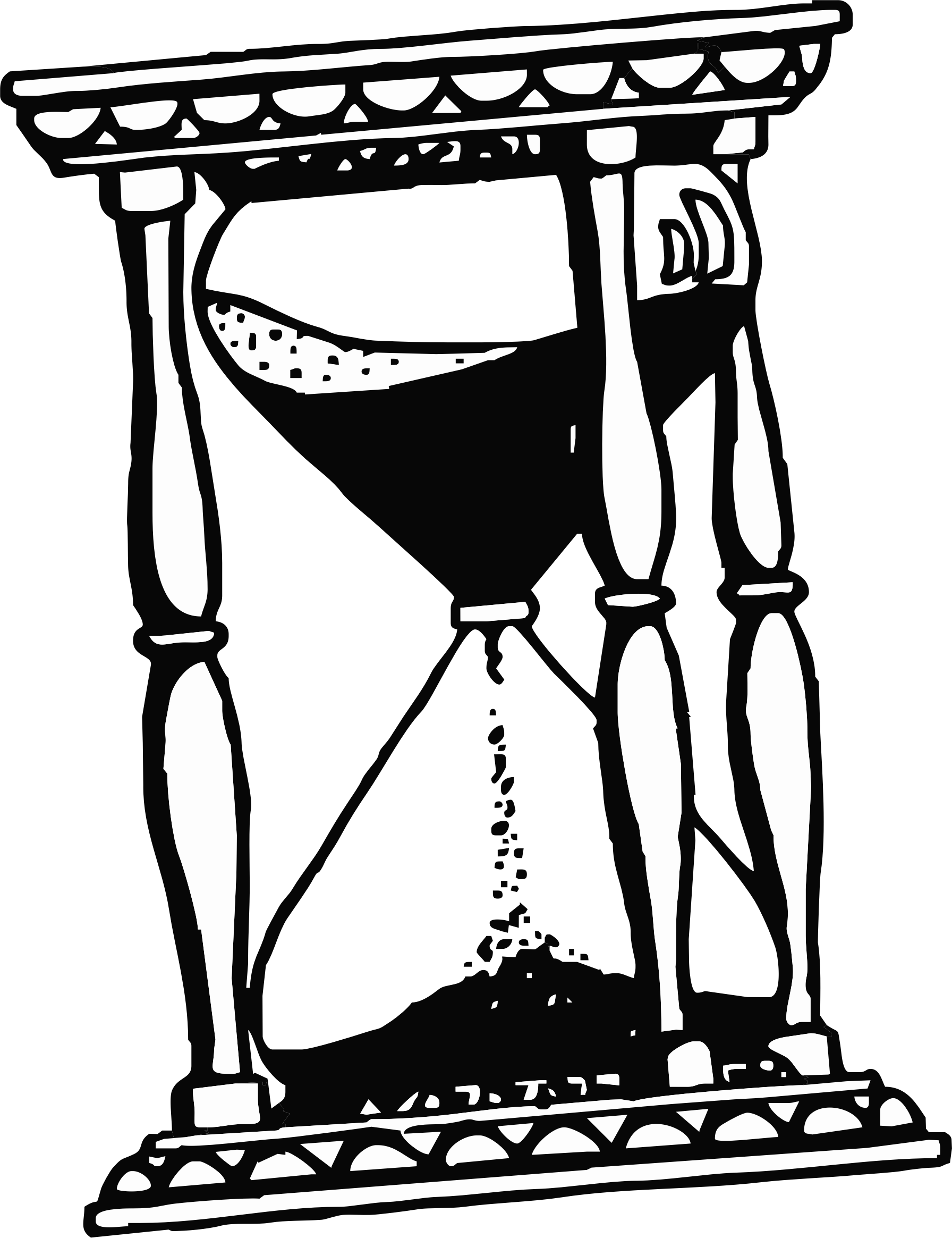 Clipart - Hour Glass (1792x2329), Png Download