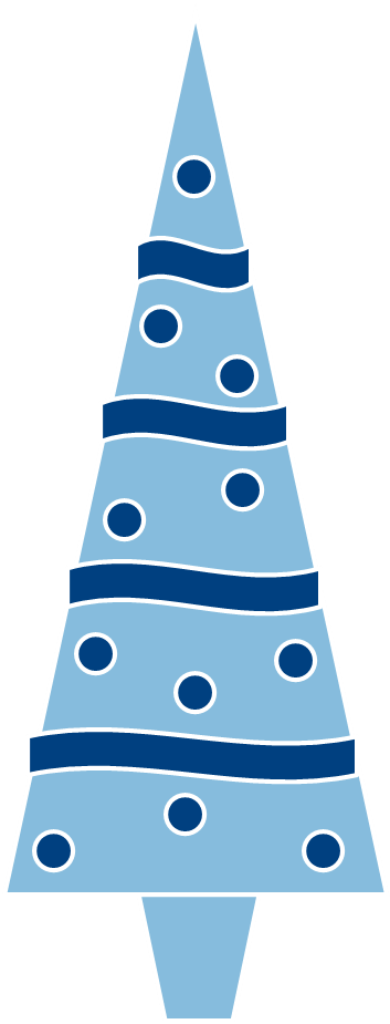 Christmas - Blue Christmas Tree Free (1074x1074), Png Download
