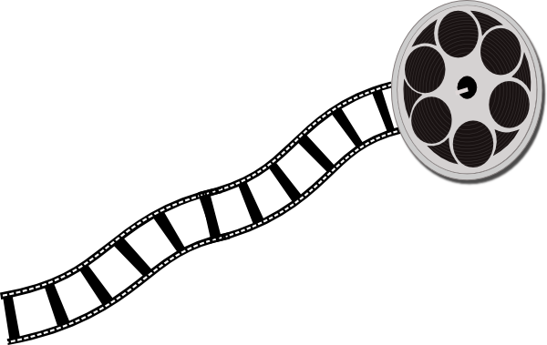 Movie Reel Movie Film Strip Clip Art Image - Film Reel Clip Art (600x379), Png Download