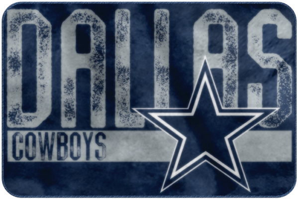 Dallas Cowboys Foam Bath Mat 20 X - Northwest Nfl Printed Bath Mat: Cowboys (640x640), Png Download