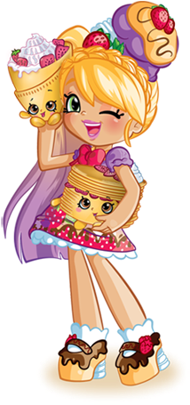 Pam Cake - Shopkins Pam Cake (260x462), Png Download