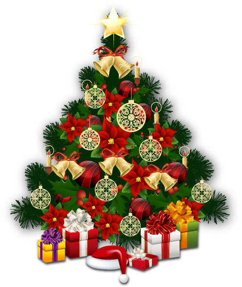 Christmas Lights Tree Png - Merry Christmas Dear Friends (650x662), Png Download