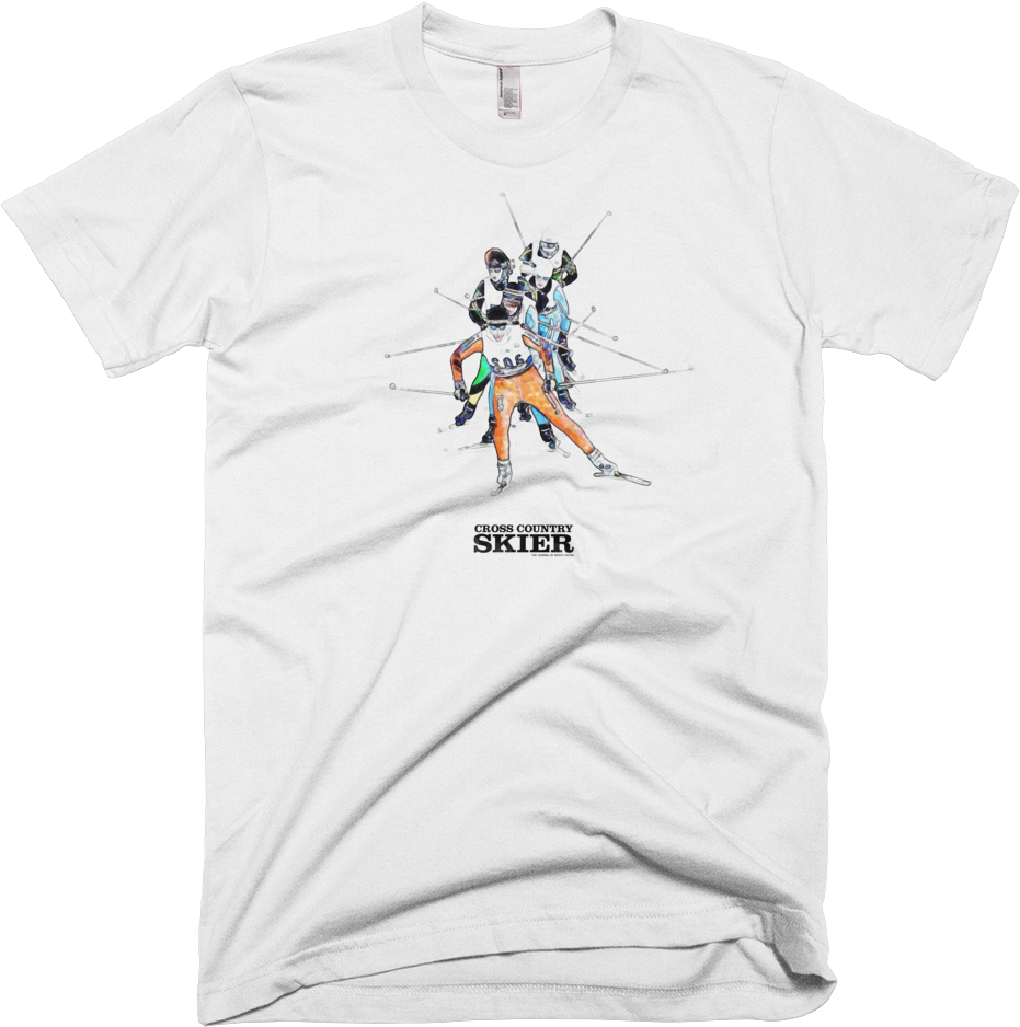 Cross Country Skier Watercolor T <br> - Trump Tshirt Patriotic Political Make America Great (1000x1000), Png Download