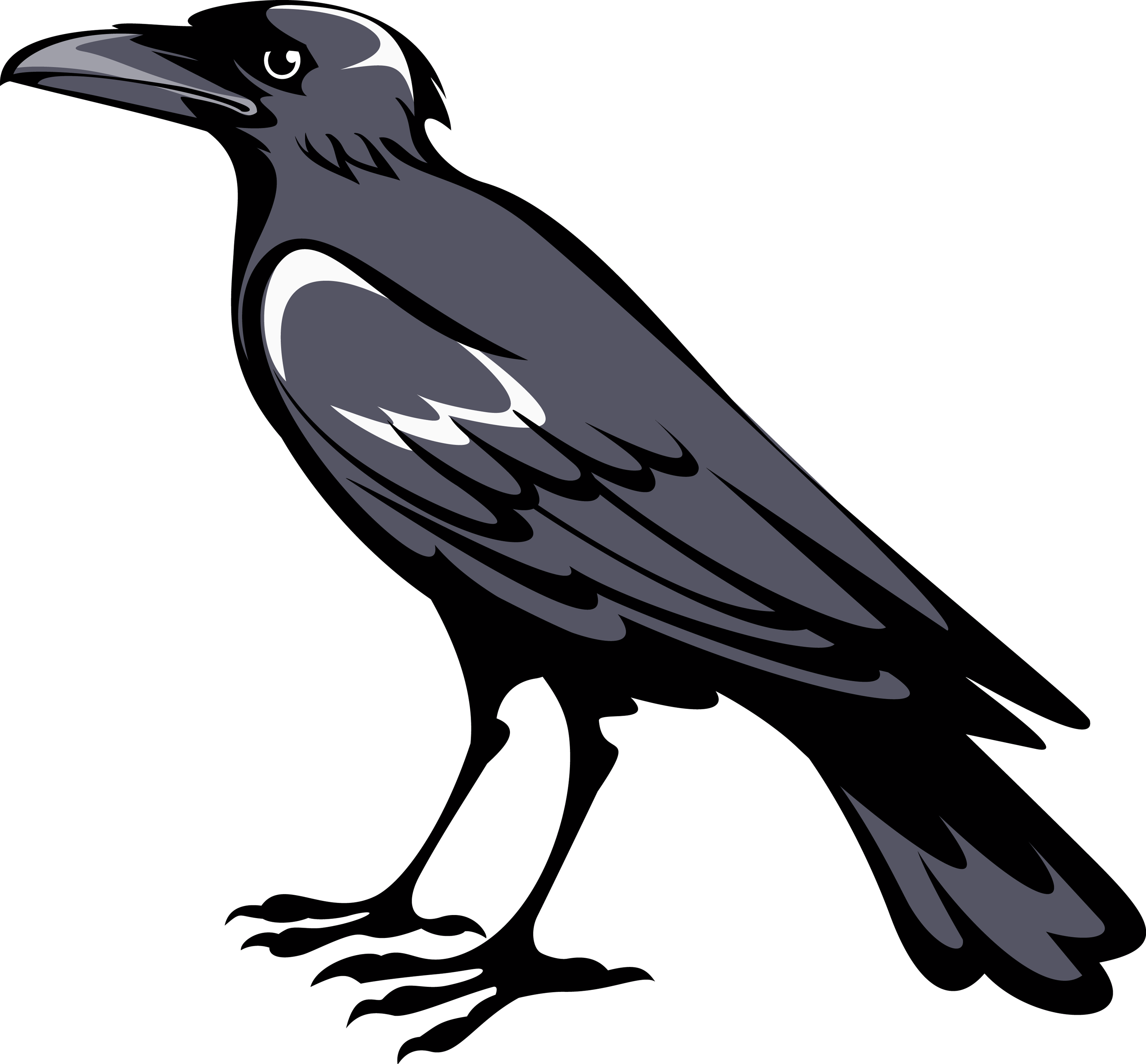 Raven/crow - Coat Of Arms Crow (3000x2786), Png Download