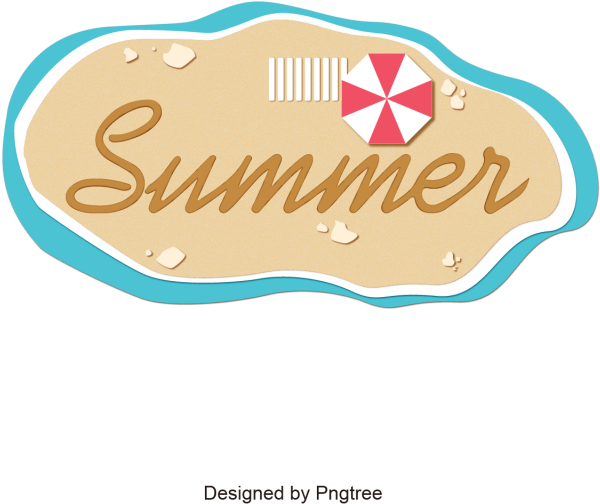 Summer Label, Summer, Vector Png And Vector - Summer Label Png (640x640), Png Download