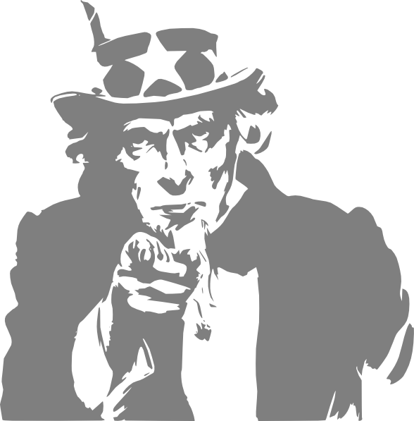 Uncle Sam Clipart Uncal - Uncle Sam Png (588x597), Png Download