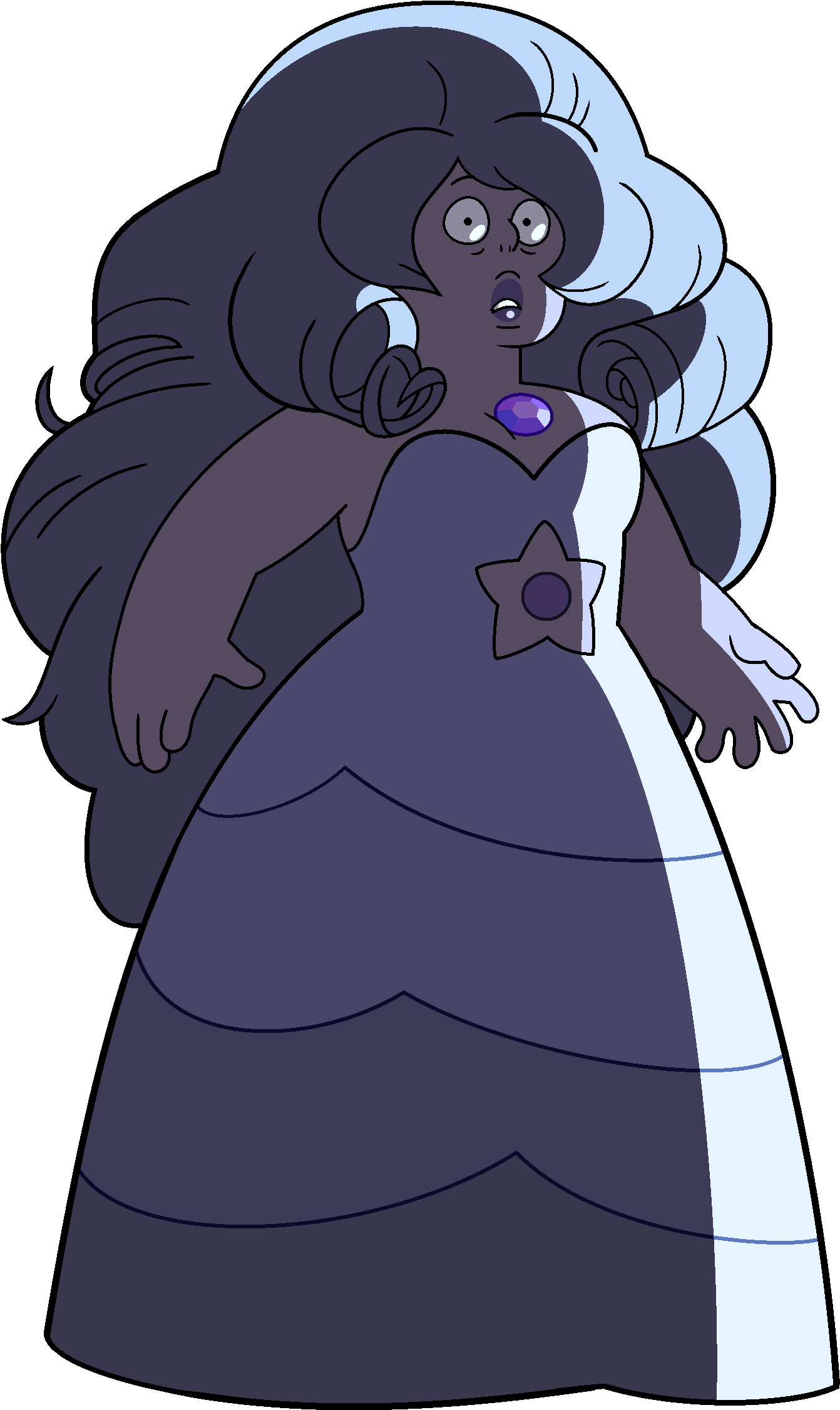 Amethyst As Rose - Amethyst Steven Universe Clipart (1500x2400), Png Download