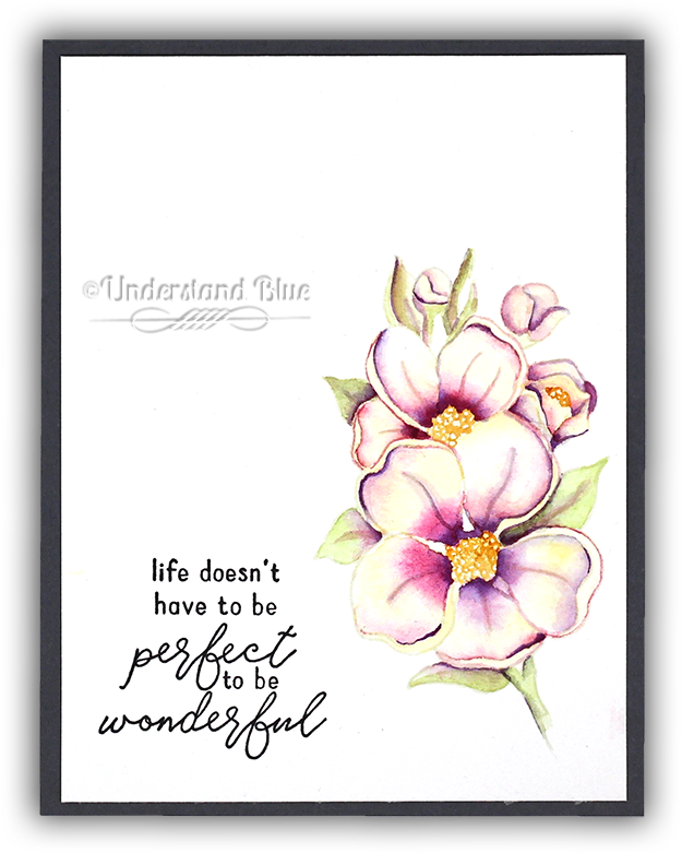 I Used My Favorite Watercolor Paper And Nocturne Ink - Gilliflower (650x813), Png Download