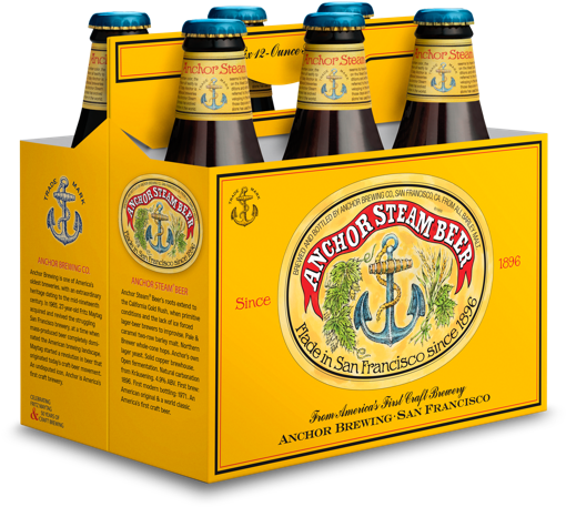 Anchor Brewing Launches 'drink Steam' Initiative - Anchor Steam (557x481), Png Download