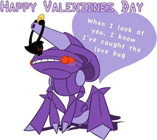 Happy Valentines Day When 1 Look At A T You, I Know - Cartoon (600x600), Png Download