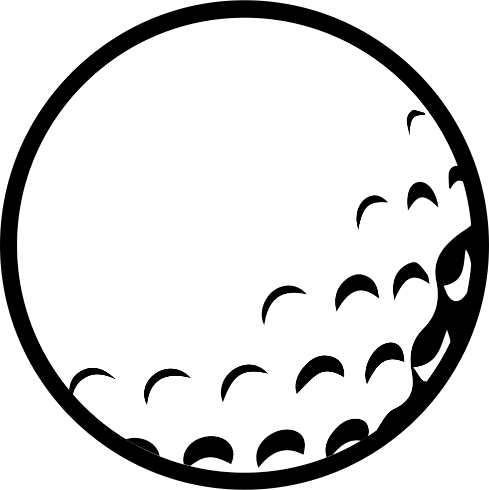 Golf Ball With Dents Comments - Golf Ball Svg Free (980x982), Png Download
