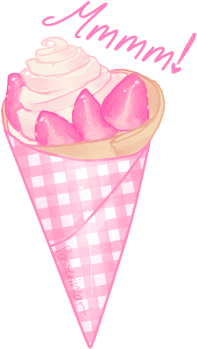 Gingham - Crepe Drawing (500x736), Png Download