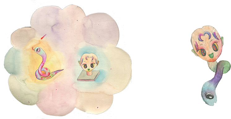 Look At The Sound Of A Story,shetou,2015 Watercolor - Illustration (992x561), Png Download
