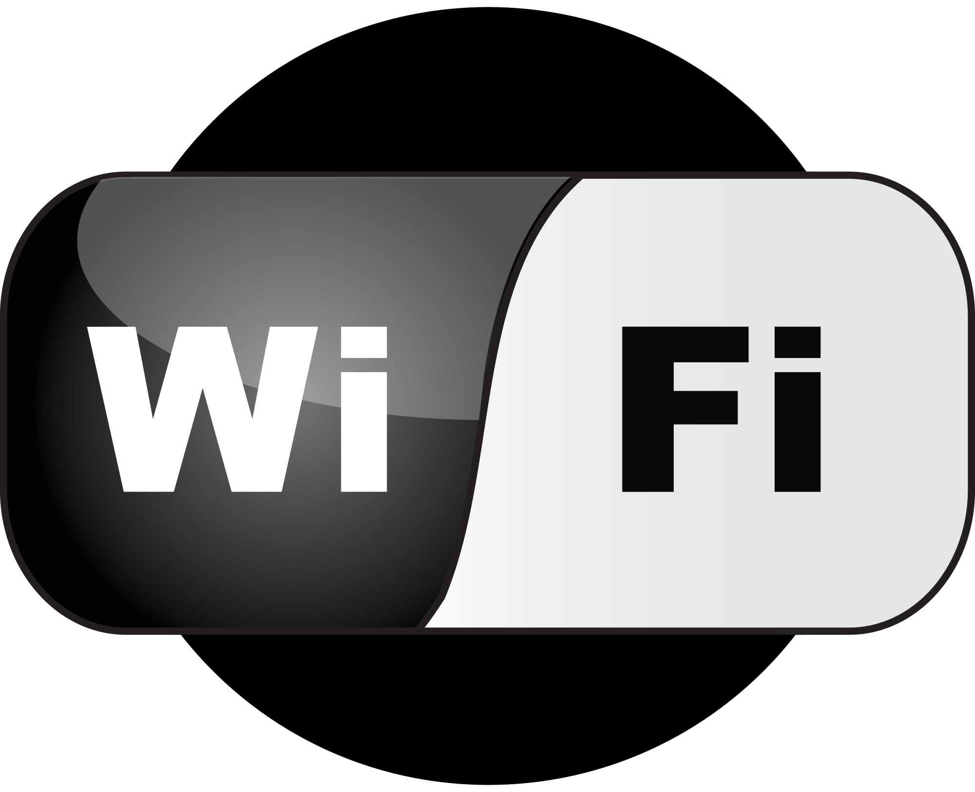 Sign Wifi (2000x1626), Png Download