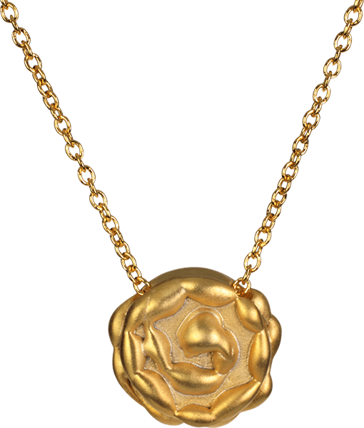 14k Yellow Gold Adjustable Length Statement Necklace - Cartoon Necklace (510x600), Png Download
