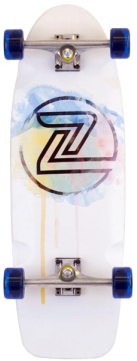 5" Watercolor Complete Skateboard - Longboard (360x360), Png Download
