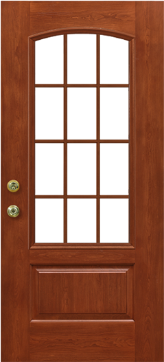 Clear Glass U0026 Grids Sc 1 St Provia - Door And Window Png (350x526), Png Download